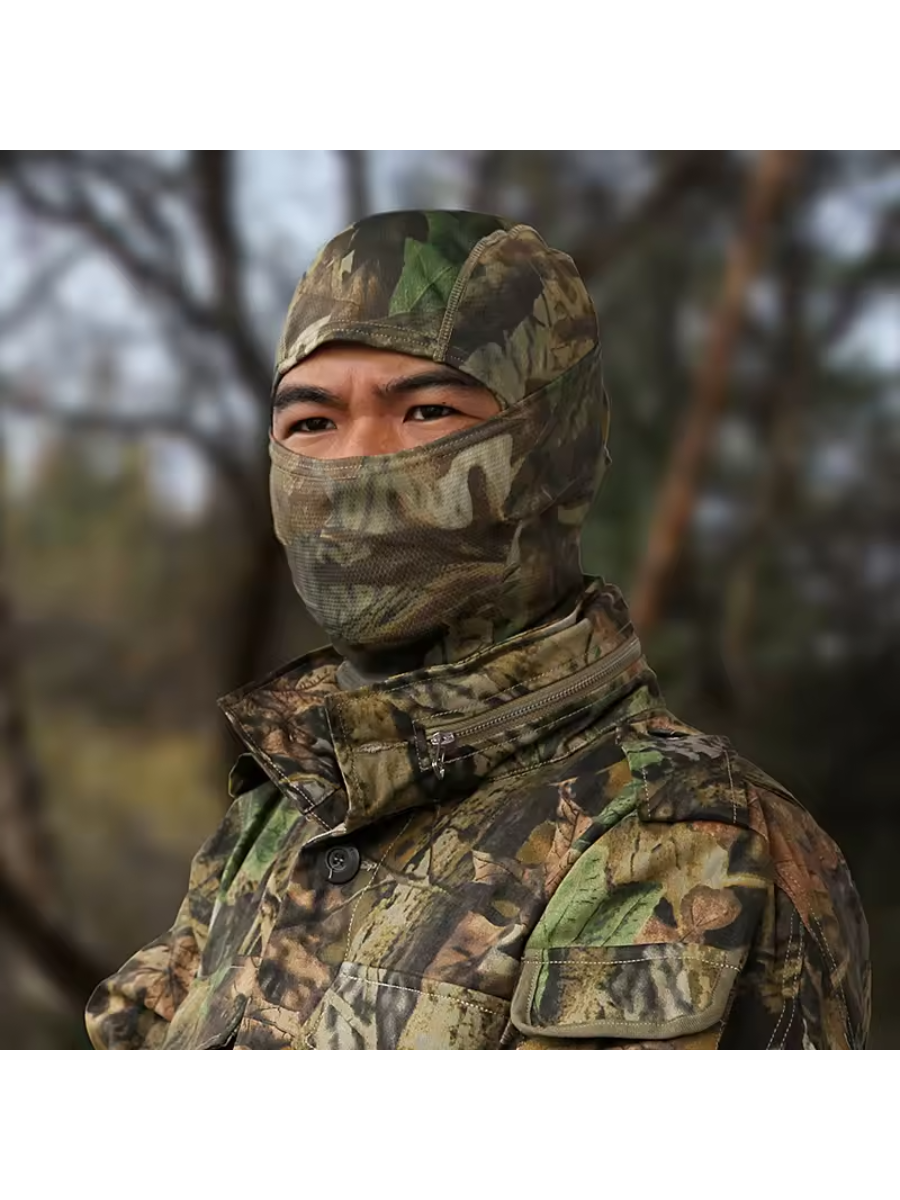 Cagoule respirante légère camouflage - Unisexe - Ski, Randonnée, Trekking