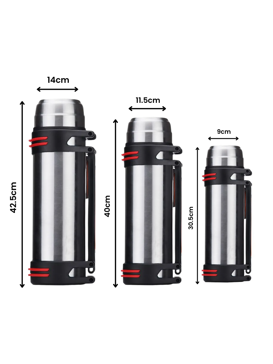 Gourde Isotherme 24 heures grand contenance en acier inoxydable - Randonnée, Trekking, alpinisme