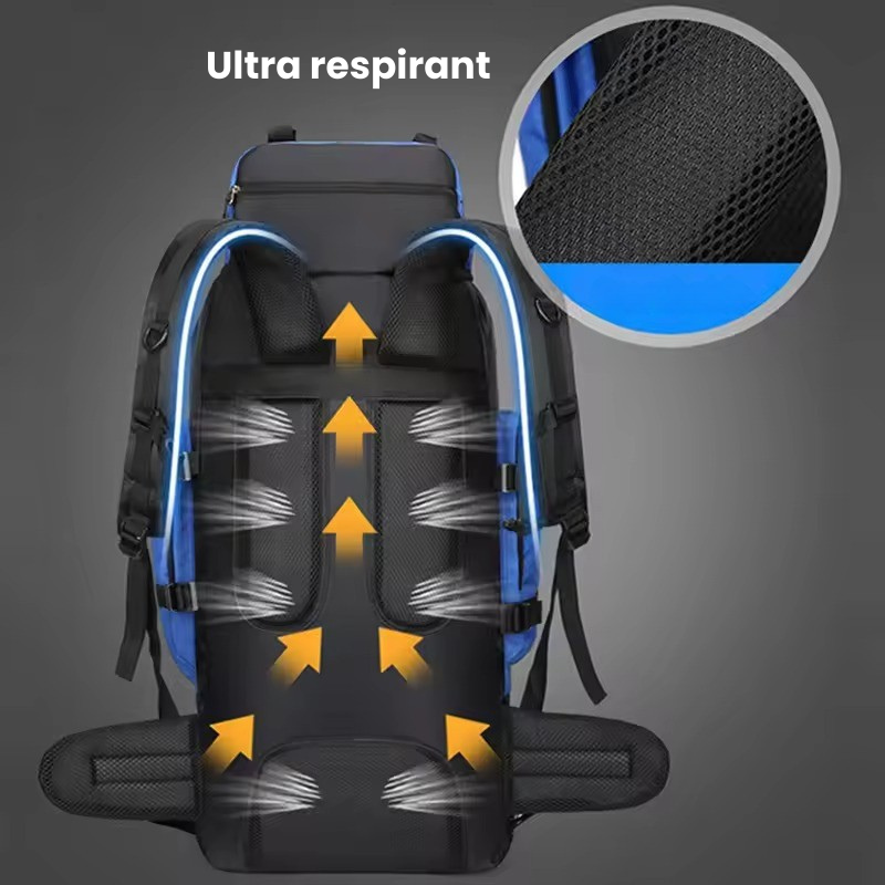 Sac à dos Randonnée | Grande Capacité | 90L