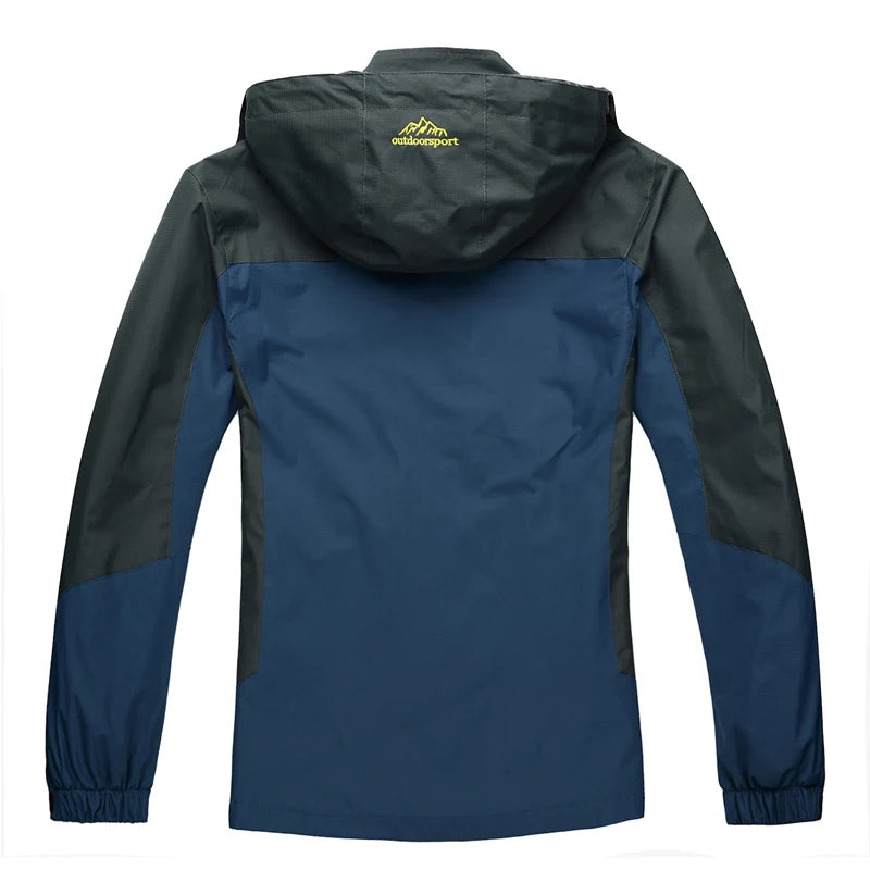 Veste Randonnée Chaude Déperlante Coupe Vent Homme