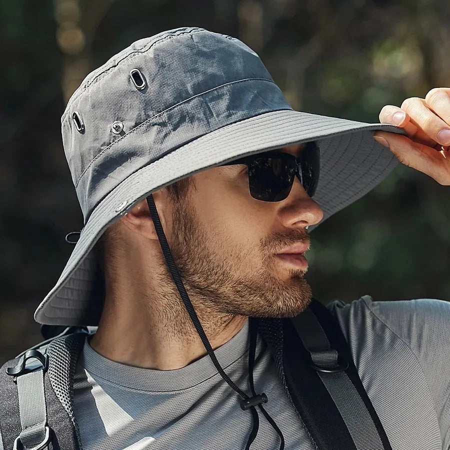 Chapeau été Anti UV Randonnée/Pêche