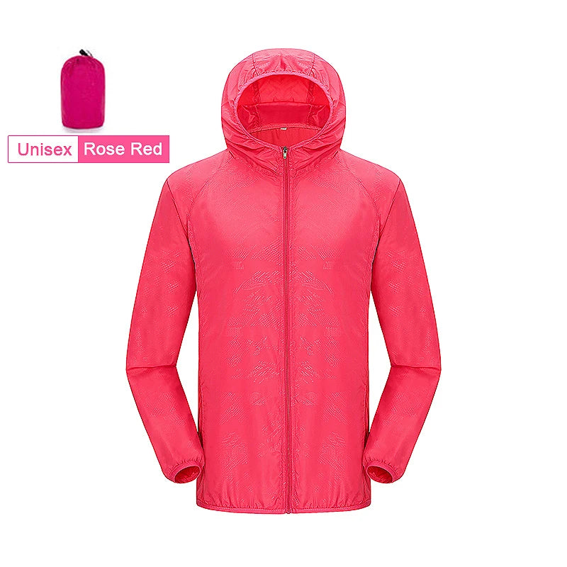 Coupe Vent Léger Pliable Randonnée Unisexe
