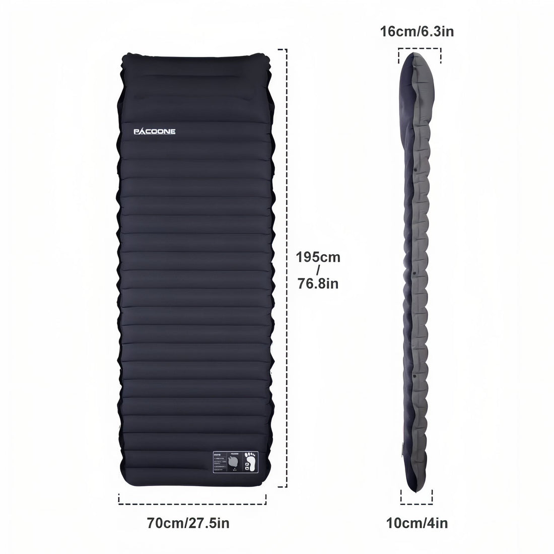 Matelas Gonflable Gonfleur Intégré Camping