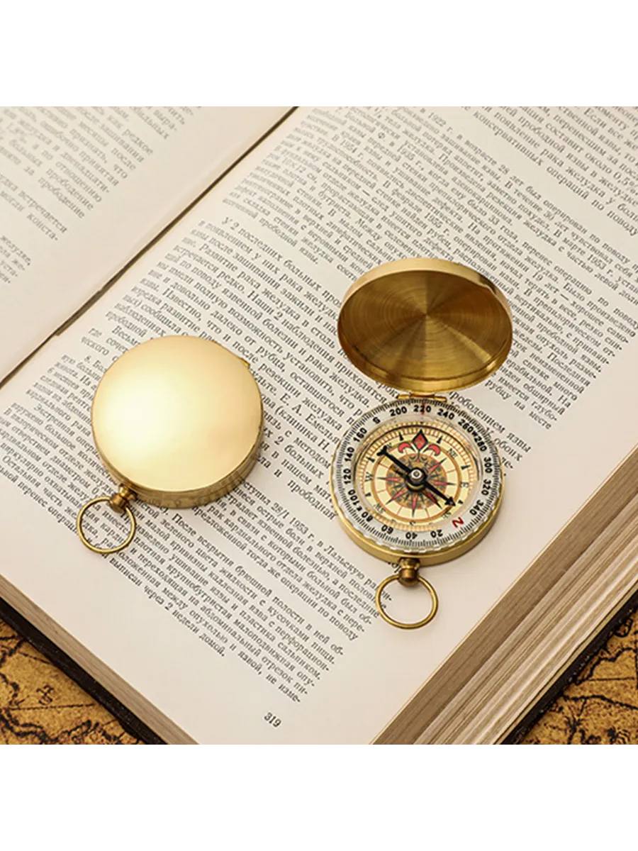 Mini Boussole étanche métallique