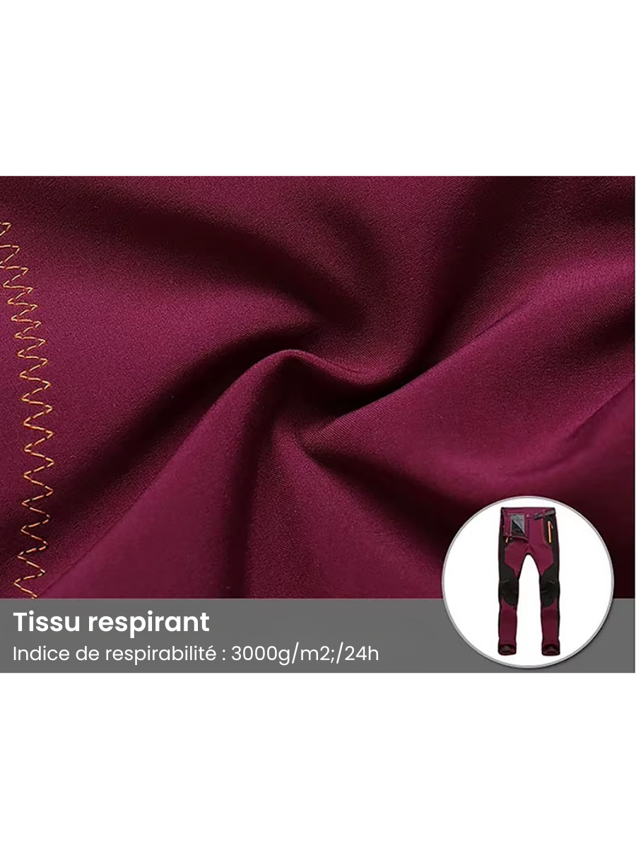Pantalon Grand Froid Femme Imperméable/Doublé - Randonnée, Trekking, Ski