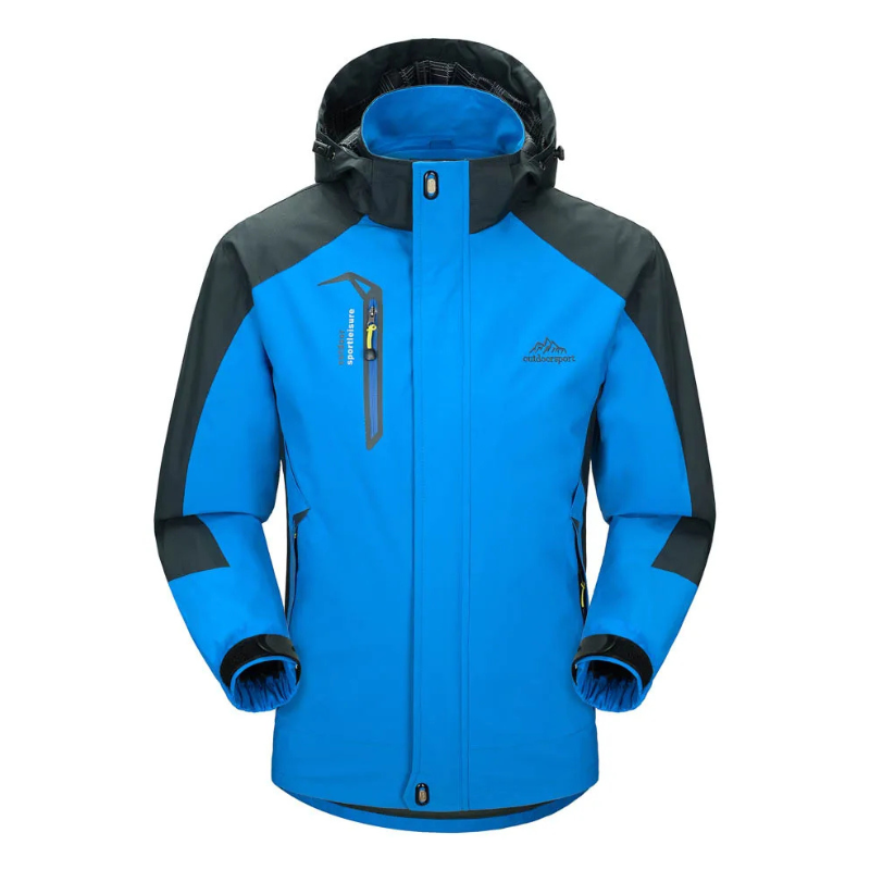 Veste Randonnée Chaude Déperlante Coupe Vent Homme