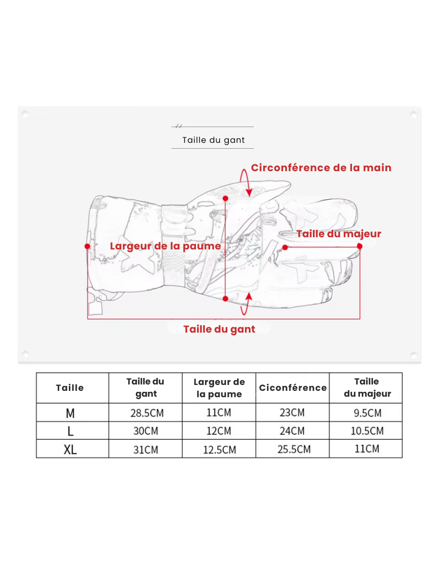 Gants Grand Froid Imperméable/Tactile - Ski, alpinisme, randonnée