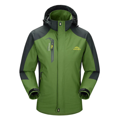 Veste Randonnée Chaude Déperlante Coupe Vent Homme