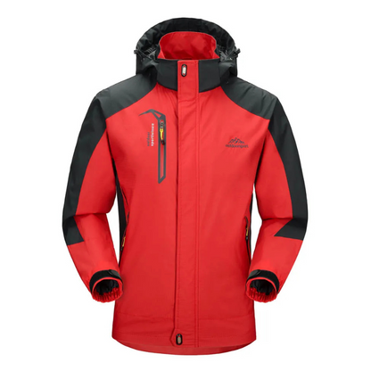 Veste Randonnée Chaude Déperlante Coupe Vent Homme
