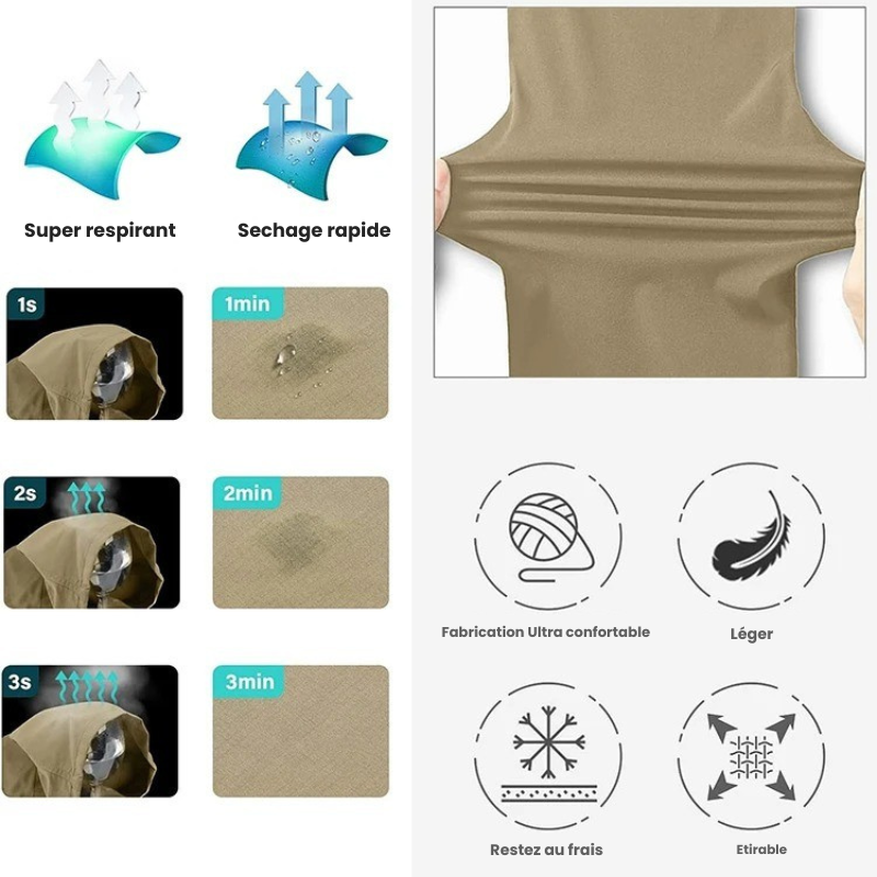 Pantalon Randonnée Convertible Printemps/Été Homme | Spring Guard