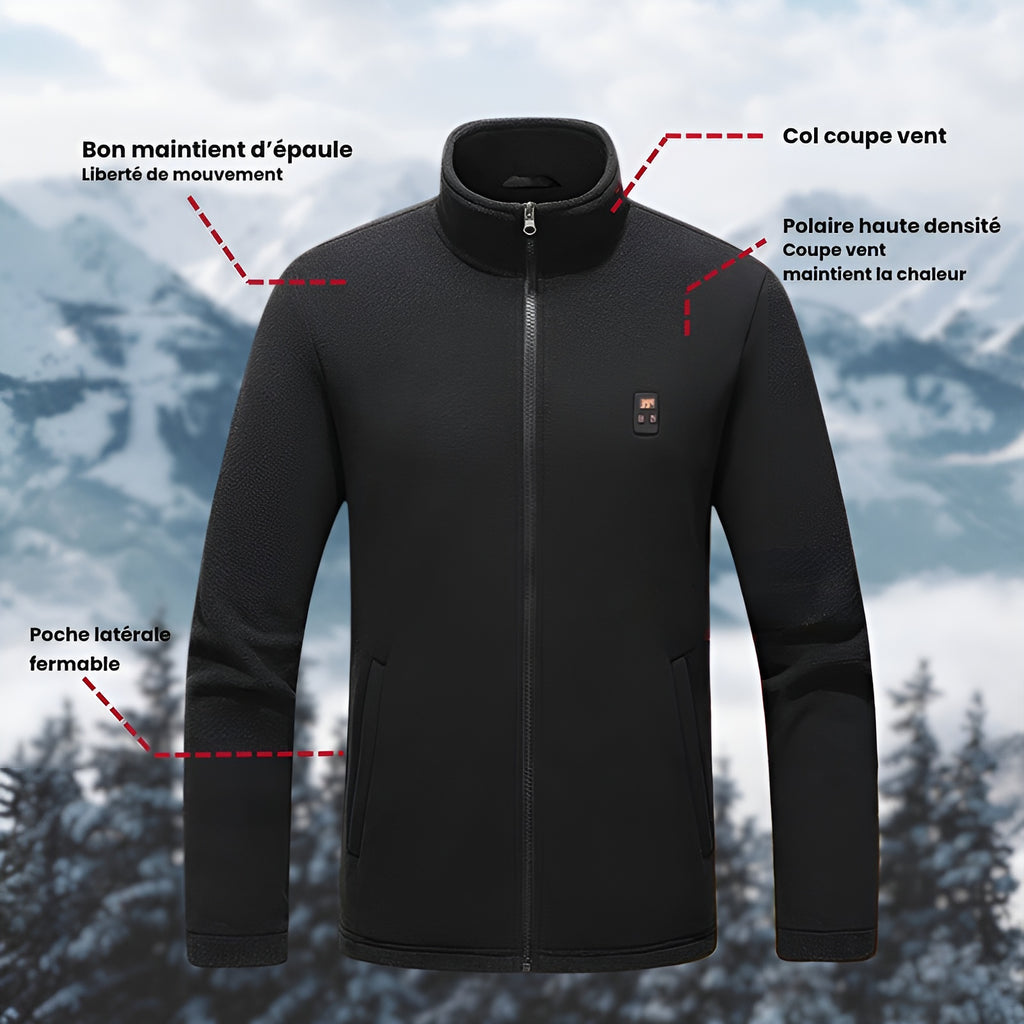 Polaire Chauffante Randonnée Homme/Femme