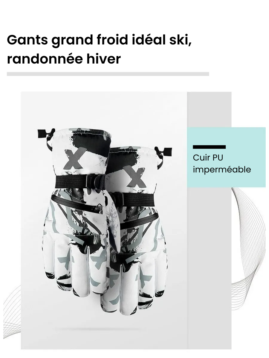 Gants Grand Froid Imperméable/Tactile - Ski, alpinisme, randonnée