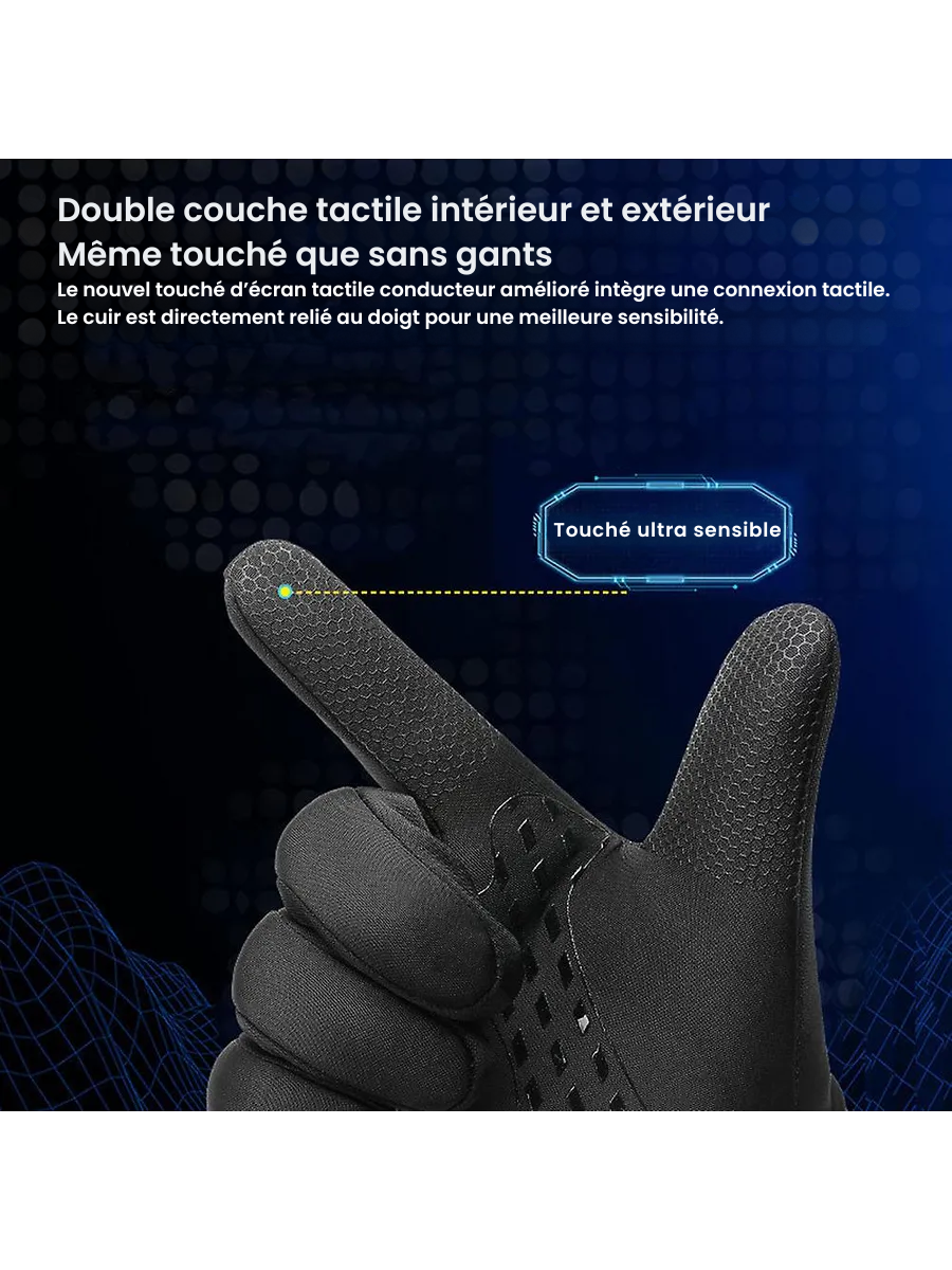 Gants de ski tactile - Poche télésiège - Alpinisme, randonnée