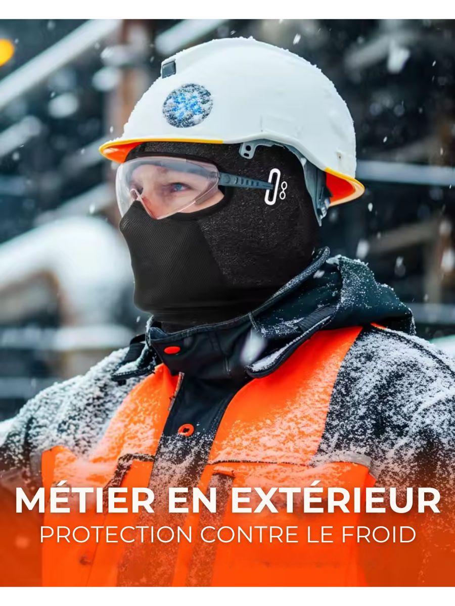 Cagoule thermique polaire - Unisexe - Randonnée, Ski, Trekking