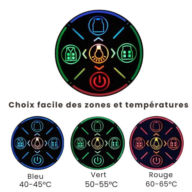 Doudoune sans manche chauffante Randonnée Homme/femme