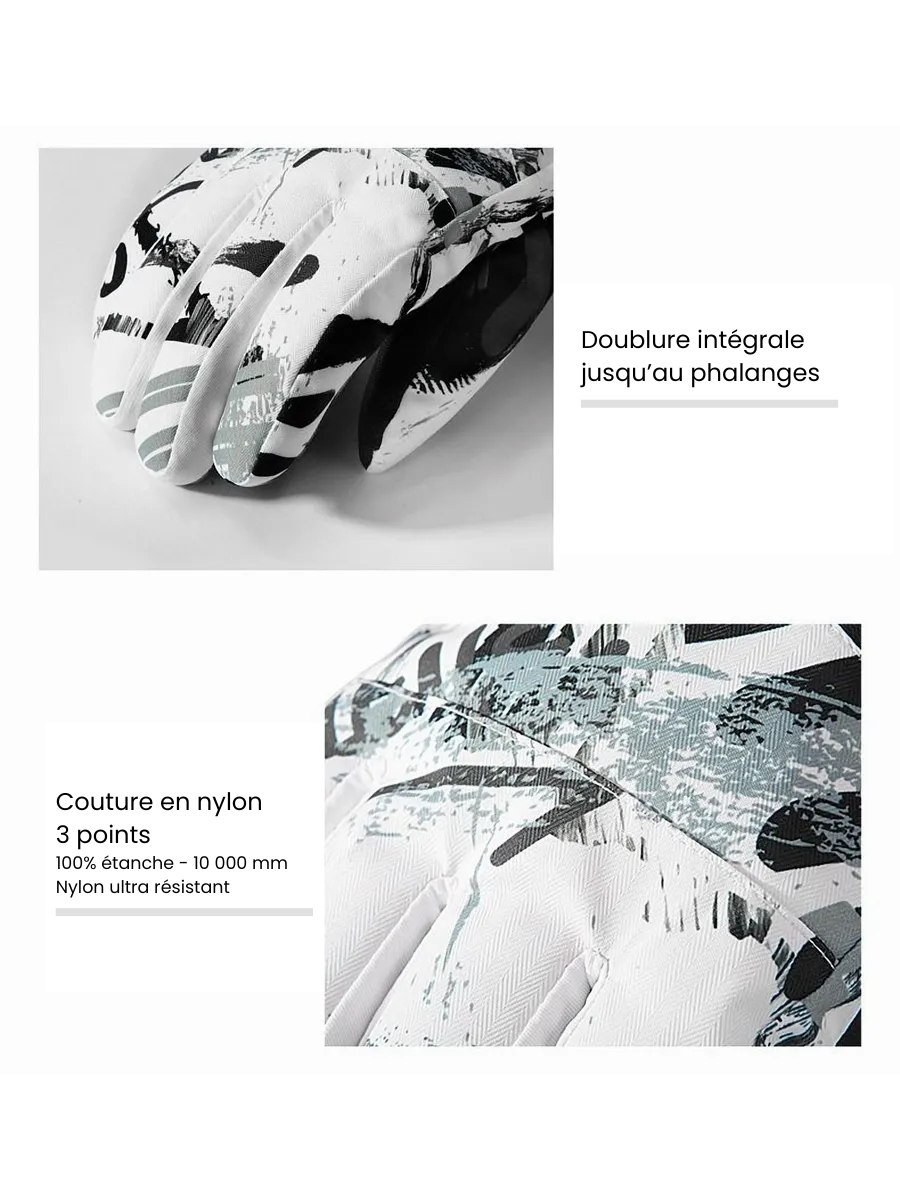 Gants Grand Froid Imperméable/Tactile - Ski, alpinisme, randonnée