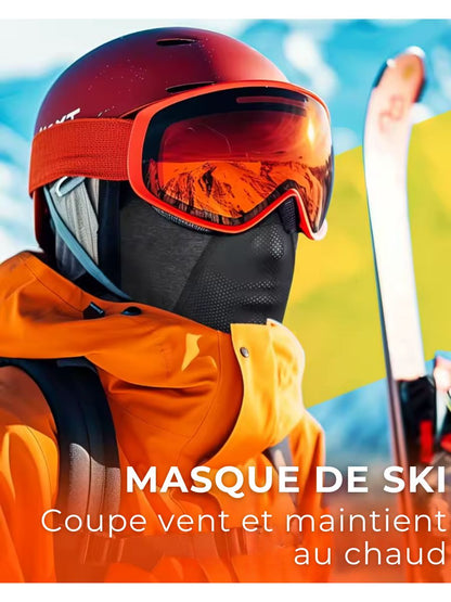 Cagoule thermique polaire - Unisexe - Randonnée, Ski, Trekking