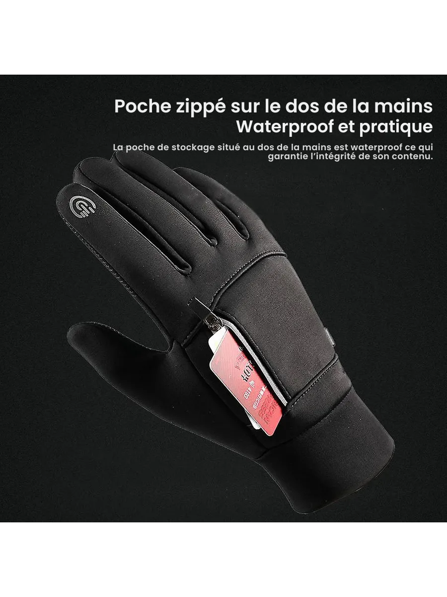 Gants de ski tactile - Poche télésiège - Alpinisme, randonnée