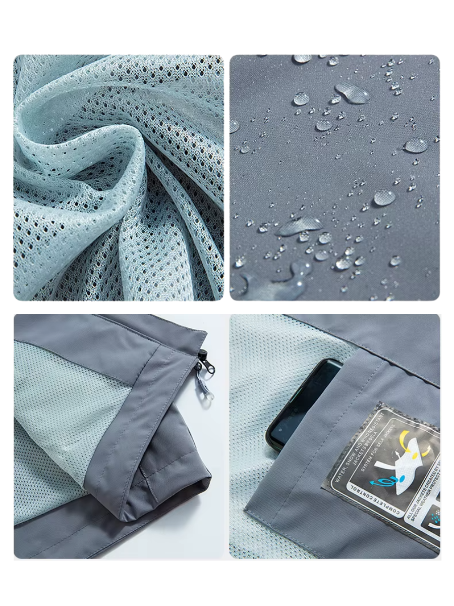 Veste Mi Saison Unisexe Softshell - Imperméable/Coupe Vent - Randonnée, Trekking