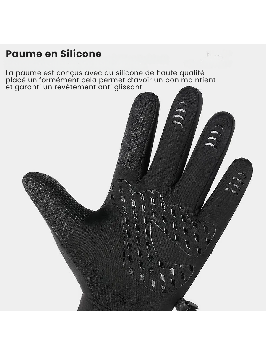 Gants de ski tactile - Poche télésiège - Alpinisme, randonnée
