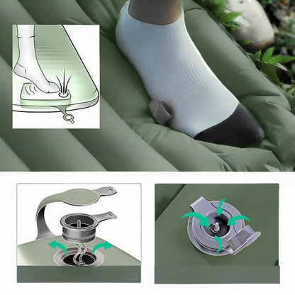 Matelas Gonflable Gonfleur Intégré Camping