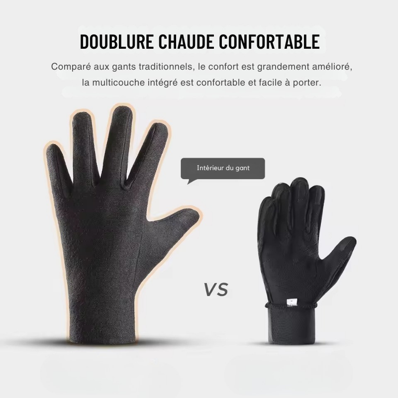 Gants Chauffants Unisexe Grand Froid