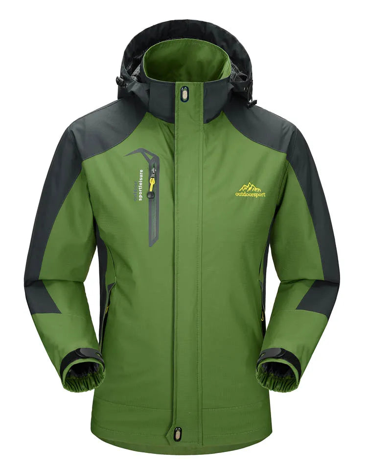 Veste Randonnée Chaude Déperlante Coupe Vent Homme