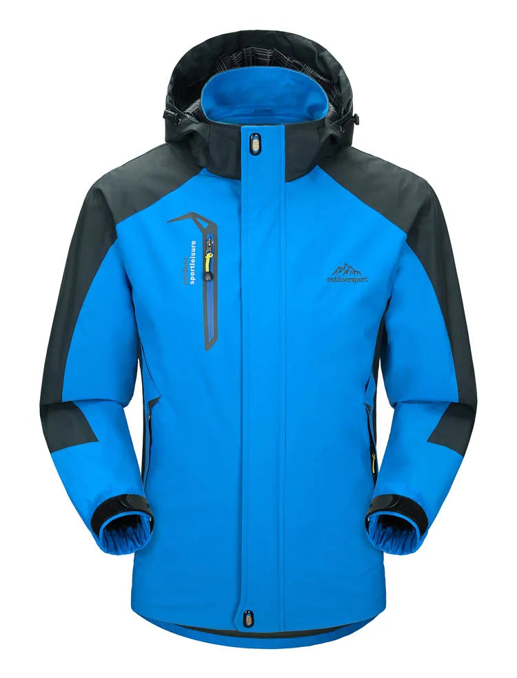 Veste Randonnée Chaude Déperlante Coupe Vent Homme