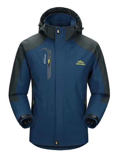Veste Randonnée Chaude Déperlante Coupe Vent Homme