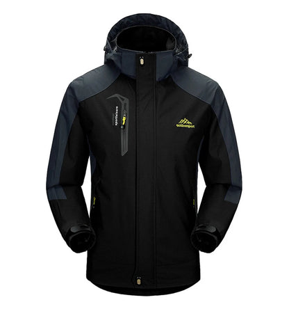 Veste Randonnée Chaude Déperlante Coupe Vent Homme