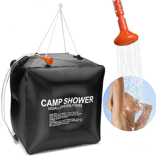 Douche Portable Solaire 40L Chauffage Naturelle