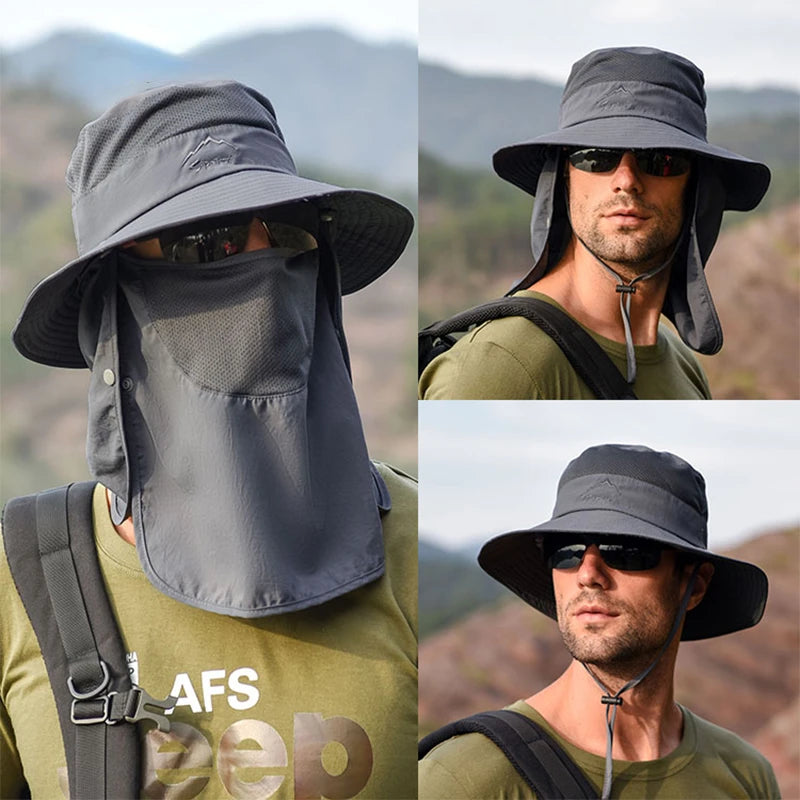 Chapeau Couverture Intégrale Anti-UV Déperlant Randonnée
