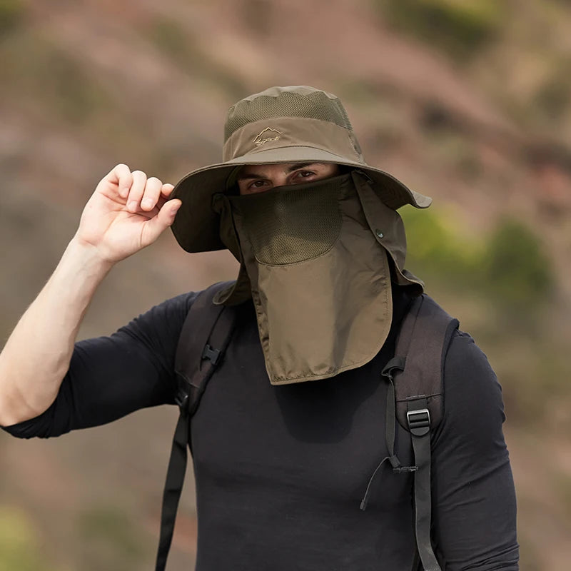 Chapeau Couverture Intégrale Anti-UV Déperlant Randonnée