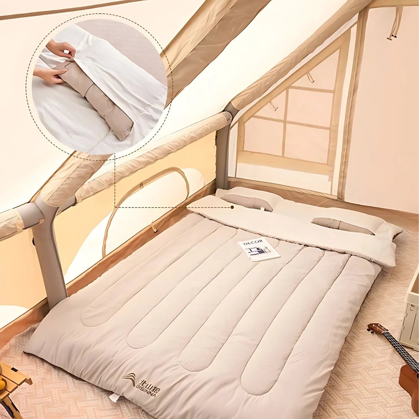Sac de couchage 2 Personnes | Camping/Randonnée 5-10°C