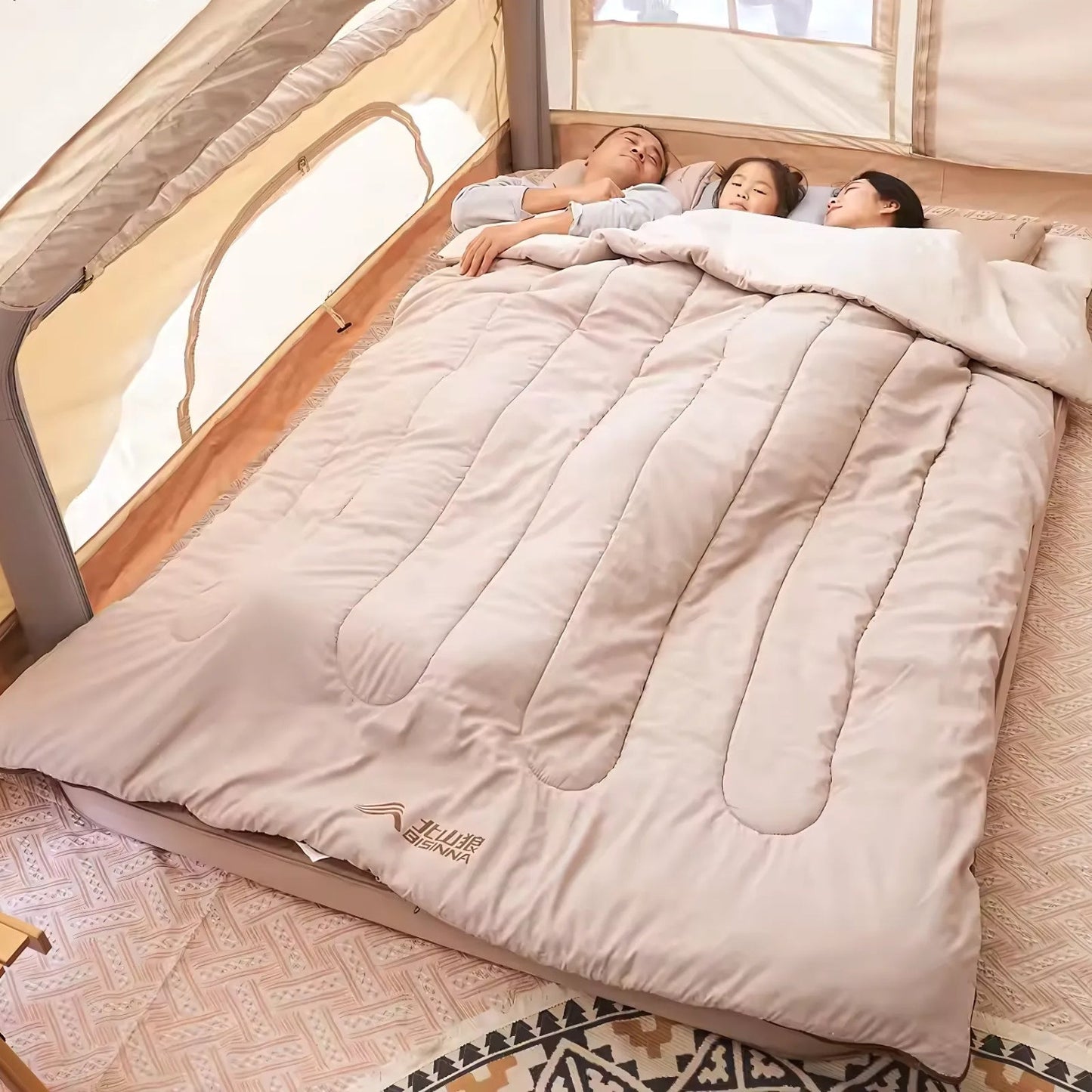 Sac de couchage 2 Personnes | Camping/Randonnée 5-10°C