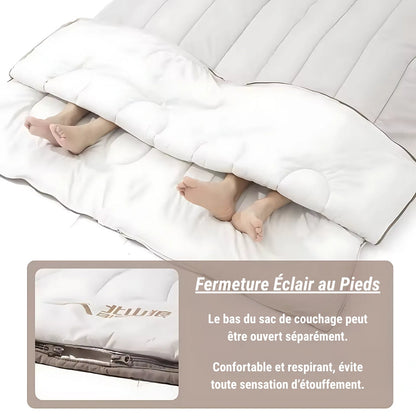 Sac de couchage 2 Personnes | Camping/Randonnée 5-10°C