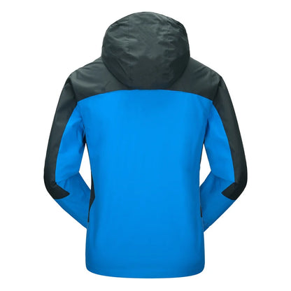 Veste Randonnée Chaude Déperlante Coupe Vent Homme
