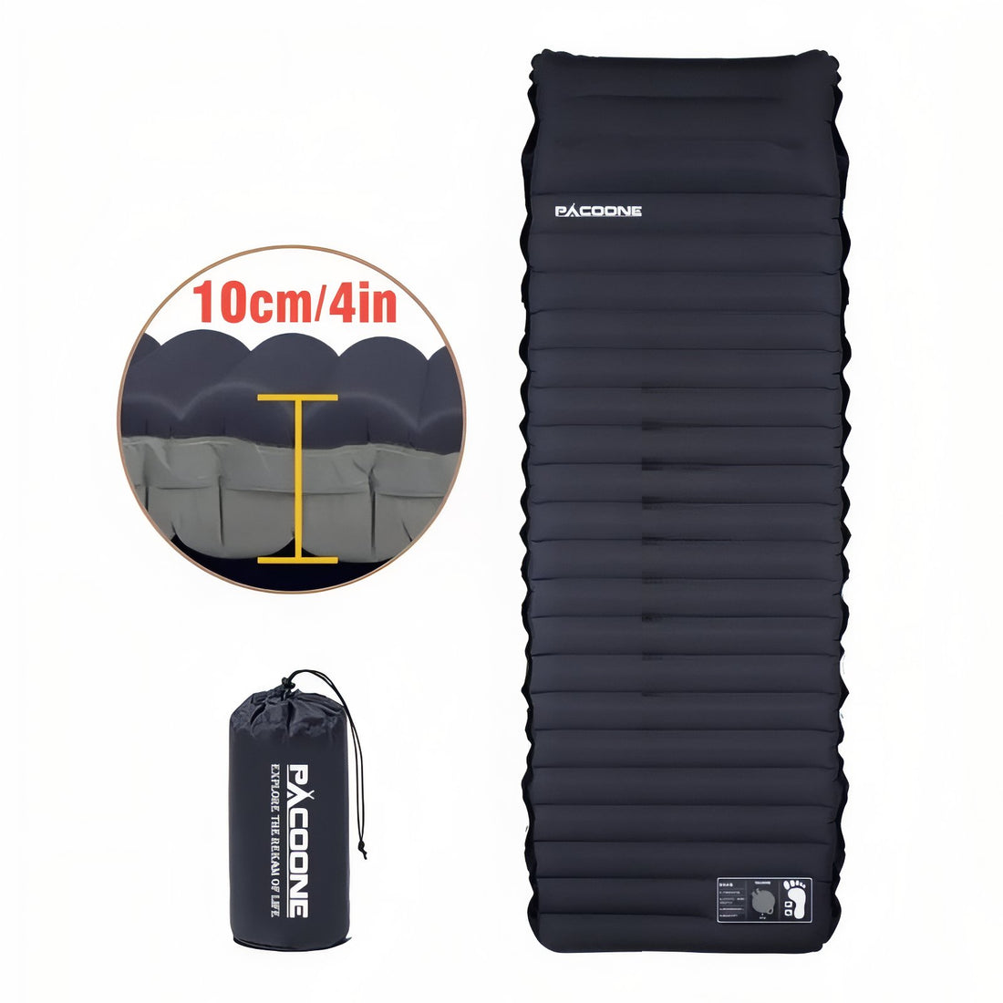 Matelas Gonflable Gonfleur Intégré Camping