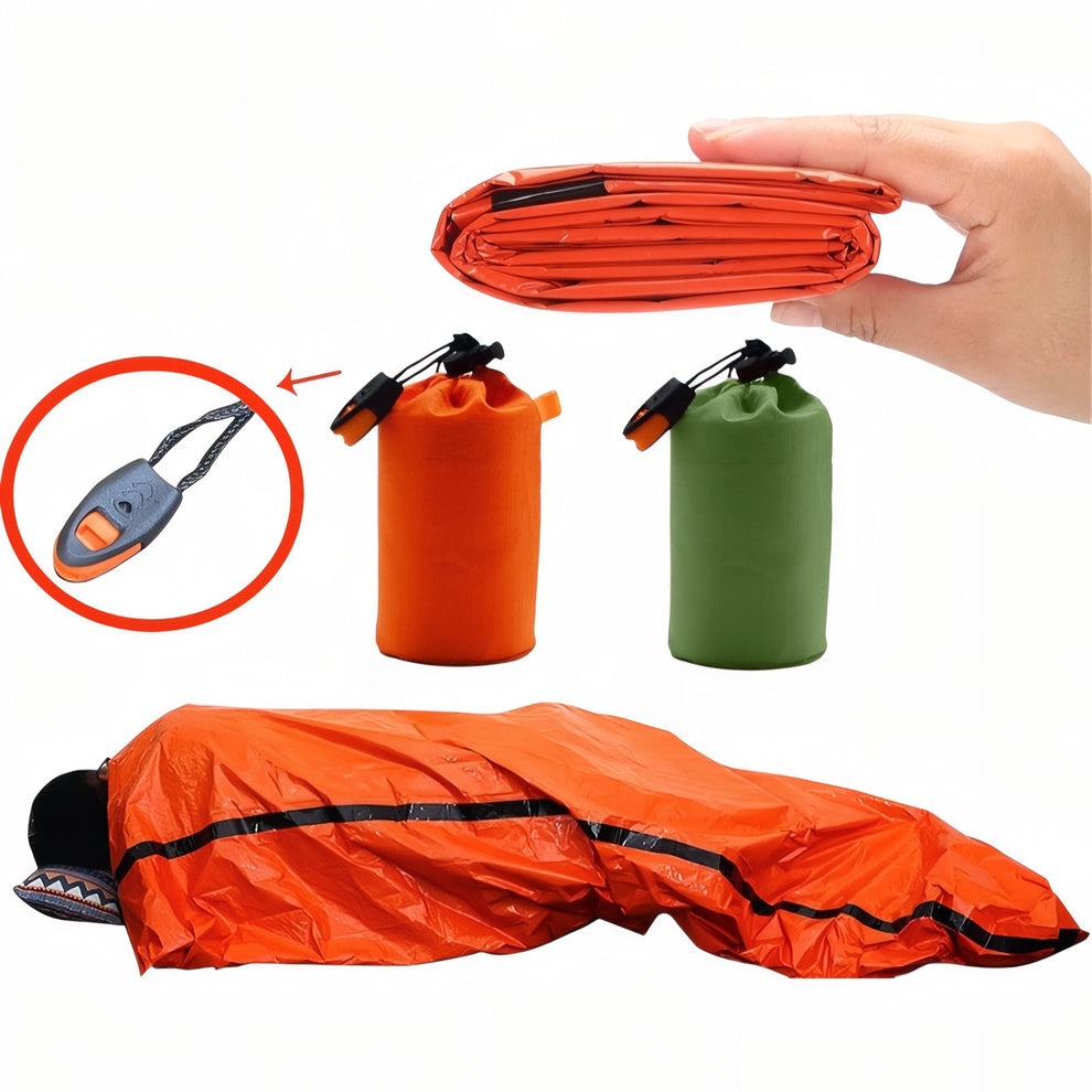 Sac de couchage Couverture de survie Ultra Léger Randonnée
