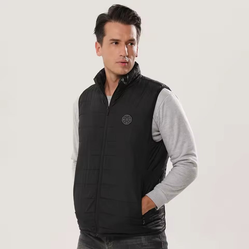 Doudoune sans manche chauffante Randonnée Homme/femme